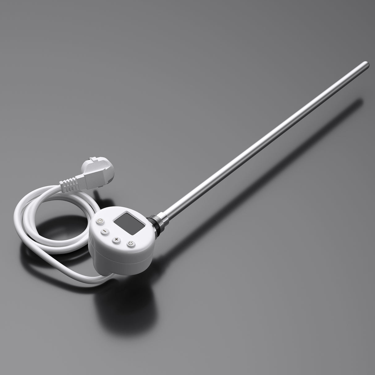 glasvilla Heizstab mit Thermostat Elektroheizstab mit LCD Bildschirm Heizpatrone aus Edelstahl Heizelement für Badheizkörper Heizungen Handtuchhalter