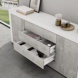 glasvilla Sideboard Aufbewahrungsschrank BTH: 167x36x70 cm mit 2 Schränken und 4 Schubladen Kommode Mehrzweckschrank Möbel Schrank03