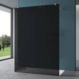 glasvilla Duschwand Duschabtrennung 2 Haltestange für Walk-In Dusche 10mm ESG-Sicherheitsglas mit Nanobeschichtung Rechteckiger Stabilisator Bremen02+2