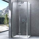 glasvilla Duschkabine Duschabtrennung 8mm ESG-Sicherheitsglas Nano-Beschichtung Hebe-Senk-Mechanismus Rav37-Plus