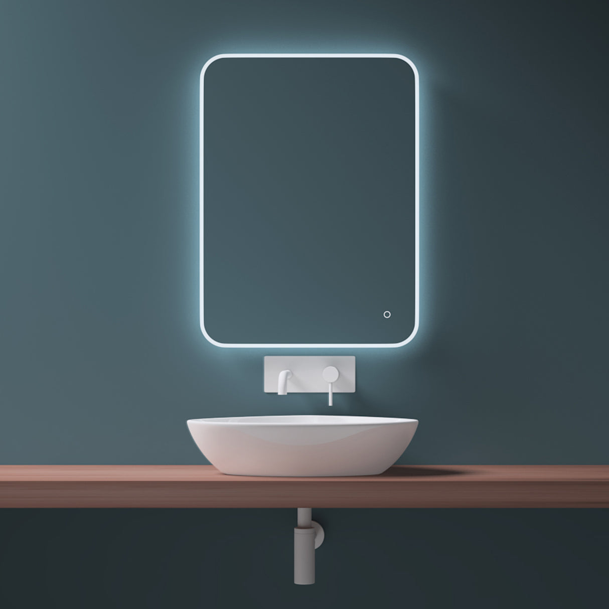 glasvilla Waschbecken Aufsatzwaschbecken Waschschale Aufsatzwaschtisch aus Keramik Aufsatzschale in weiß inkl. Nano-Beschichtung Brüssel215