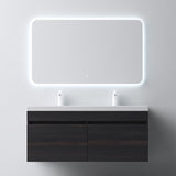 glasvilla Badmöbel Set Badezimmermöbel mit Mineralguss Waschbecken Waschtisch Botanica