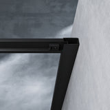 glasvilla Duschkabine Duschabtrennung Eckdusche aus Sicherheitsglas mit NANO Schiebetür 190cm Ravenna16L-K