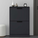 glasvilla Schuhschrank Schuhkommode Schuhkipper BxTxH: 60x28x89 cm Schmal Schuhregal Möbel Schuhschrank01