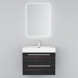 glasvilla Badmöbel-Set Waschbeckenunterschrank Waschtisch mit Unterschrank inkl. Mineralguss-Waschbecken Quadratto