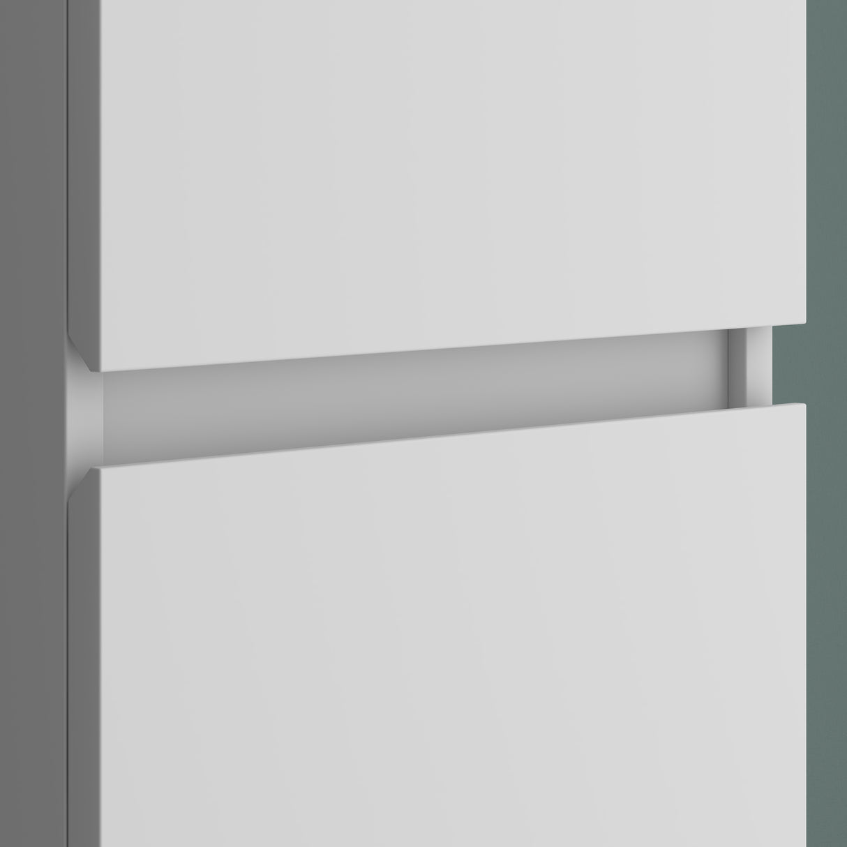 glasvilla Seitenschrank Badezimmerschrank mit 2 Türen und 4 Fächern Badregal Allzweckschrank Badschrank BTH: 35x20x120 cm Verona