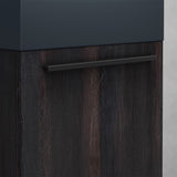 glasvilla Badmöbelset Badezimmermöbel Waschbeckenunterschrank inkl. Waschbecken Anthrazit matt und LED-Badspiegel BxTxH 46x26x63 cm Pisa