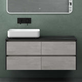 glasvilla Badmöbel-Set Waschbeckenunterschrank mit 2-Schubladen inkl. Waschbecken Normal