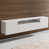 glasvilla TV Schrank Fernsehschrank 3 Türen mit Soft-Close Lowboard Hängeschrank Fernsehtisch für Wohnzimmer Fernsehschrank03