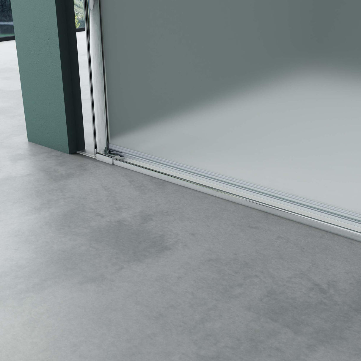 glasvilla Duschtür Nischentür dusche Duschabtrennung Duschkabine Schwingtür 180° Doppeltür 6mm ESG Nano-Beschichtung Klarglas/Satiniert Streifen/Vollsatiniert mit Hebe- und Senkmechanismus Teramo24K+MS+VS