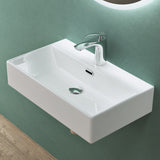 glasvilla Waschbecken keramik Aufsatzwaschbecken Hängewaschbecken Waschtisch mit Nano-Bechichtung Brüssel206