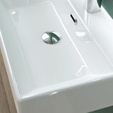 glasvilla Waschbecken keramik Aufsatzwaschbecken Hängewaschbecken Waschtisch mit Nano-Bechichtung Brüssel206