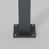 glasvilla Außenleuchte IP65 Wegeleuchte Außen | Pollerleuchte für Garten, 3000K Stehlampe Gartenlampe | Außenlampe Standleuchte 3W Deus Lumina