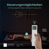 glasvilla Pendelleuchte 100cm LED Hängelampe Linear design 3000K/4200K/6000K Verstellbares Kabel 30W Hängeleuchte Alivetta2256