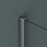 glasvilla Duschkabine U-Form Dusche Duschabtrennung 8mm ESG-Sicherheitsglas Klarglas mit Nano-Beschichtung Ravenna36UK