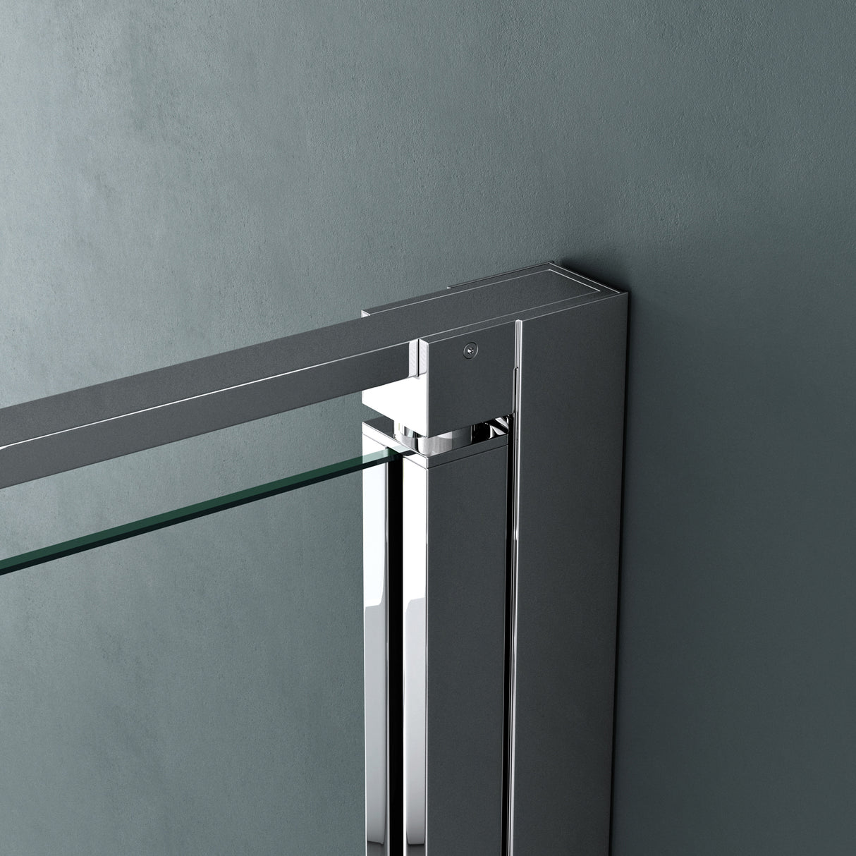 glasvilla Duschkabine U-Form Dusche Duschabtrennung 8mm ESG-Sicherheitsglas Klarglas mit Nano-Beschichtung Ravenna36UK