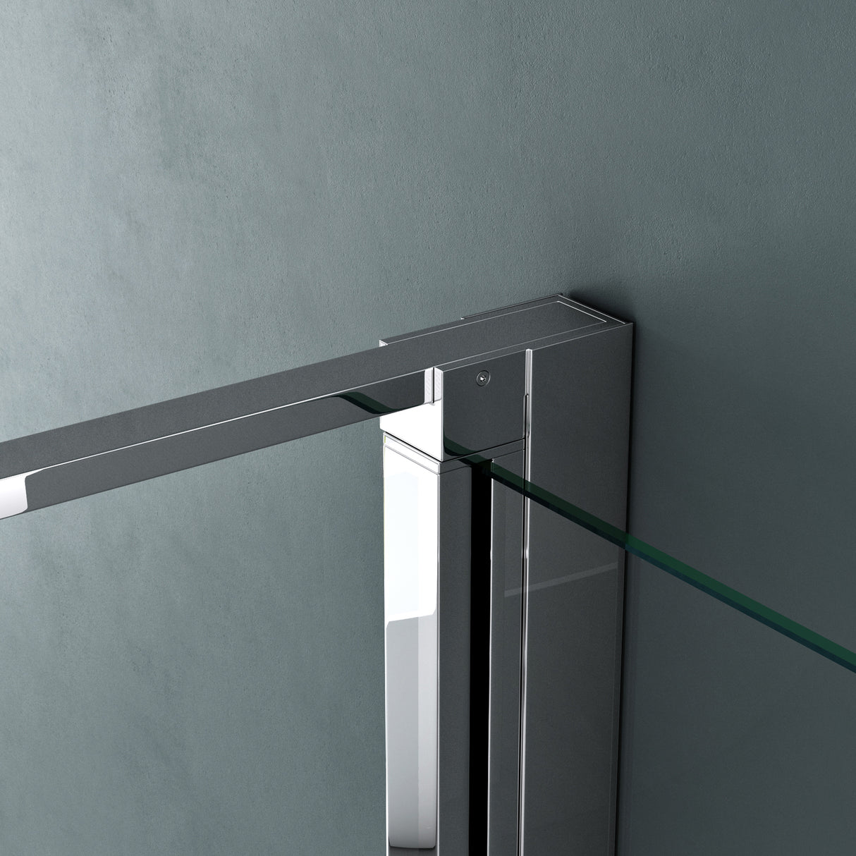 glasvilla Duschkabine U-Form Dusche Duschabtrennung 8mm ESG-Sicherheitsglas Klarglas mit Nano-Beschichtung Ravenna36UK