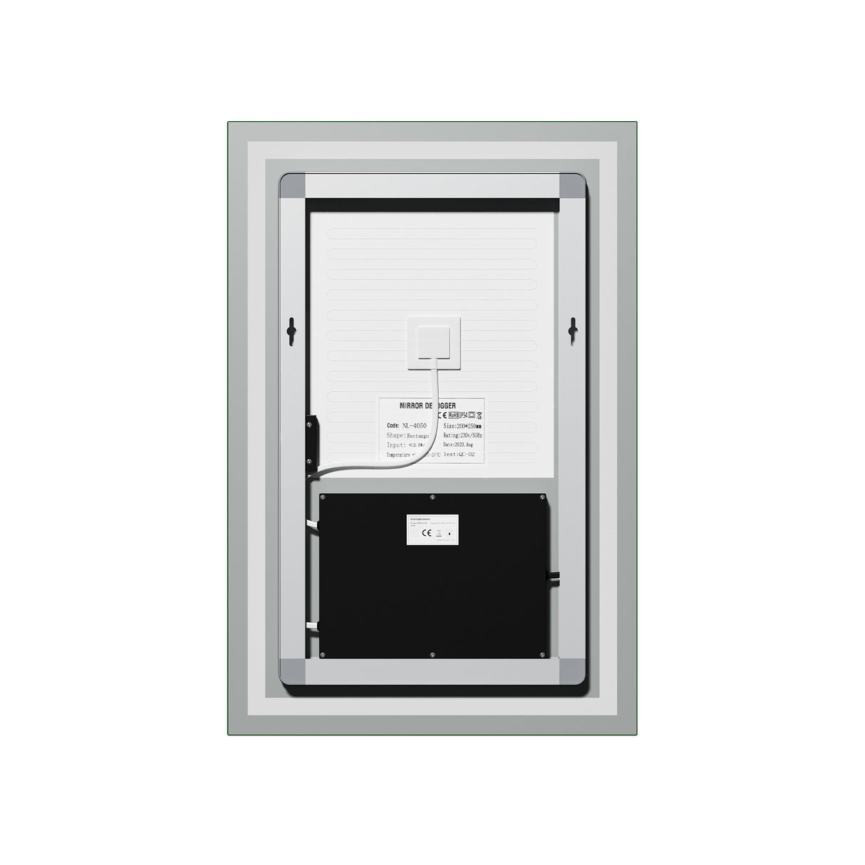 glasvilla Wandspiegel Badezimmer Spiegel LED Bad-Spiegel mit Touchschalter, Beschlagfrei durch Antifog-Schicht LED-Spiegel02