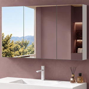 glasvilla Armadietto a Specchio con Ante a Specchio per Bagno Specchiera da Bagno Mobiletto da Parete con Ante Spiegelschrank 02