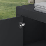 glasvilla Sideboard Aufbewahrungsschrank BTH: 167x36x70 cm mit 2 Schränken und 4 Schubladen Kommode Mehrzweckschrank Möbel Schrank03