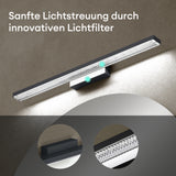 glasvilla Spiegelleuchte LED Badlampe | Spiegellampe, 6000K Badezimmer Lampe | LED Wandleuchte 14W Leuchtschein