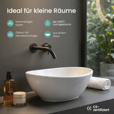 Lavabo de Encimera Glasvilla Brüssel205 Diseño Ovalado con Sellado Nano