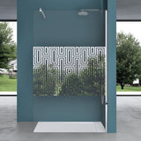 glasvilla Duschwand für Dusche Duschabtrennung Walk-In ESG-Sicherheitsglas 10mm NANO Glas BRAM1&3 Bremen2DM