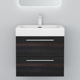 glasvilla Badmöbel-Set Waschbeckenunterschrank Waschtisch mit Unterschrank inkl. Mineralguss-Waschbecken Quadratto