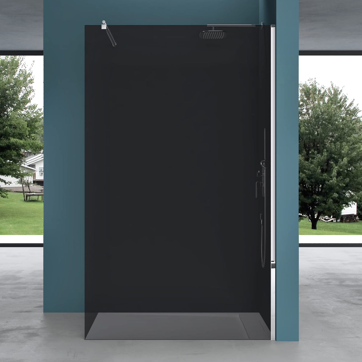 glasvilla Duschwand für Dusche Duschabtrennung Walk-In Dusche ESG-Sicherheitsglas 8mm NANO Glas BRAM1 & Bram3 Bremen1VG