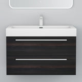 glasvilla Badmöbel-Set Waschbeckenunterschrank Waschtisch mit Unterschrank inkl. Mineralguss-Waschbecken Quadratto