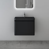 glasvilla Badmöbel-Set Waschbeckenunterschrank mit Softclose Schubladen inkl. Mineralguss Waschbecken Ancona