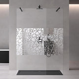 glasvilla Duschwand Duschabtrennung 2 Haltestange für Walk-In Dusche 10mm ESG-Sicherheitsglas mit Nanobeschichtung Rechteckiger Stabilisator Bremen02+2