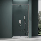 glasvilla Duschtür Nischentür dusche Duschabtrennung Duschkabine Duschwand 8mm Klarglas ESG-Sicherheitsglas mit Nanobeschichtung Teramo37K