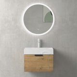 glasvilla Badmöbel-Set mit Soft-Close Schublade Wandmontage inkl. Waschbecken Lonato