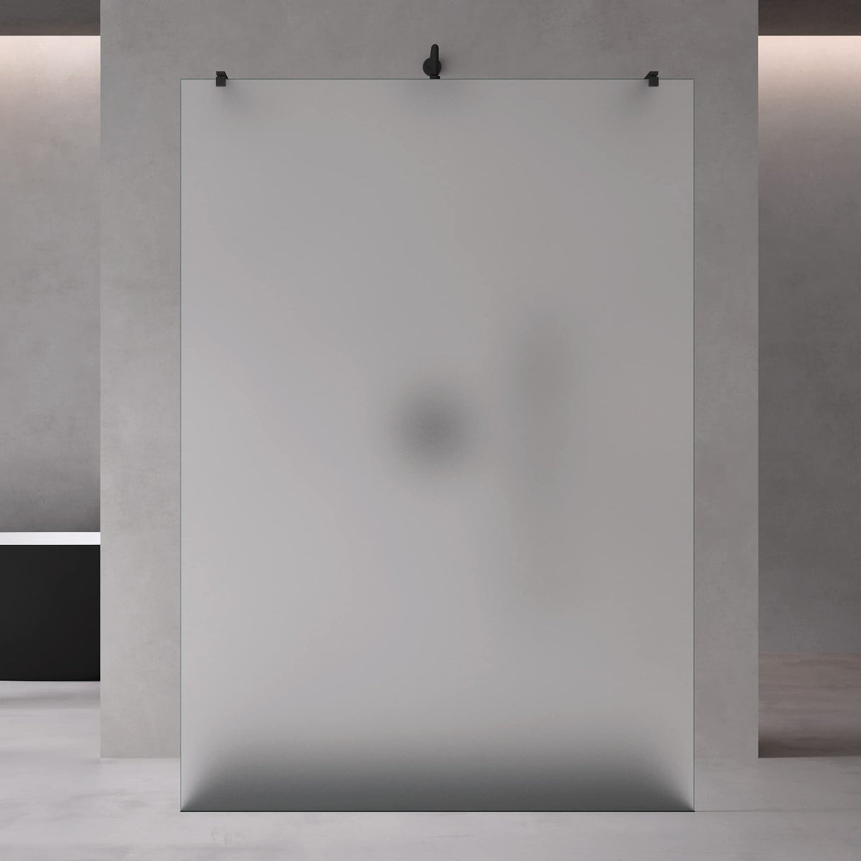 glasvilla Duschwand Duschabtrennung 2 Haltestange für Walk-In Dusche 10mm ESG-Sicherheitsglas mit Nanobeschichtung Rechteckiger Stabilisator Bremen02+2