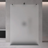 glasvilla Duschwand Duschabtrennung 2 Haltestange für Walk-In Dusche 10mm ESG-Sicherheitsglas mit Nanobeschichtung Rechteckiger Stabilisator Bremen02+2