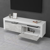 glasvilla Fernsehschrank TV Schrank Lowboard Hängeschrank 2 Türen mit Soft-Close Fernsehtisch für Wohnzimmer BTH: 160x40x46 cm Fernsehschrank01