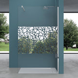 glasvilla Duschwand für Dusche Duschabtrennung Walk-In ESG-Sicherheitsglas 10mm NANO Glas BRAM1&3 Bremen2BL