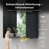 glasvilla Spiegelschrank Bad mit Beleuchtung Badezimmerschrank Hängeschrank Badezimmerspiegel Spiegelschrank-01