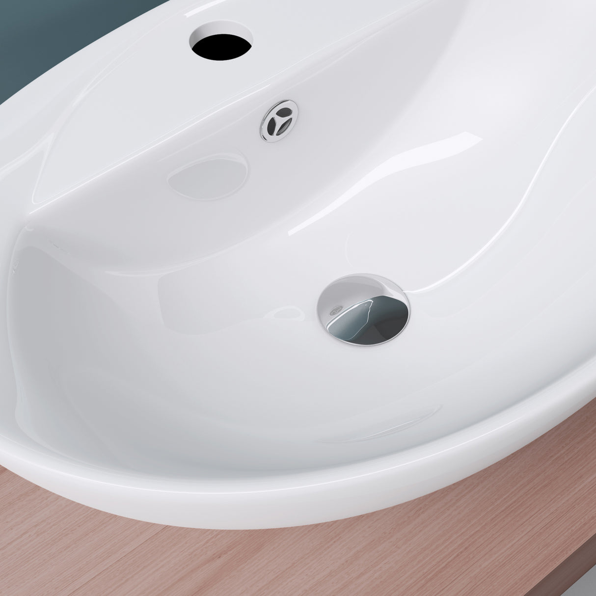 glasvilla Waschbecken Aufsatzwaschbecken,weiß Brüssel302 aus Keramik,mit Nano-Beschichtung