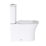 glasvilla Stand-WC Toilette Stand Toilette aus Keramik Spülrandloses WC bodenstehenden Toiletten