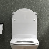 glasvilla Stand-WC Toilette Stand Toilette aus Keramik Spülrandloses WC bodenstehenden Toiletten