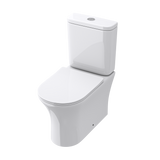 glasvilla Stand-WC Toilette Stand Toilette aus Keramik Spülrandloses WC bodenstehenden Toiletten