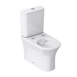 glasvilla Stand-WC Toilette Stand Toilette aus Keramik Spülrandloses WC bodenstehenden Toiletten