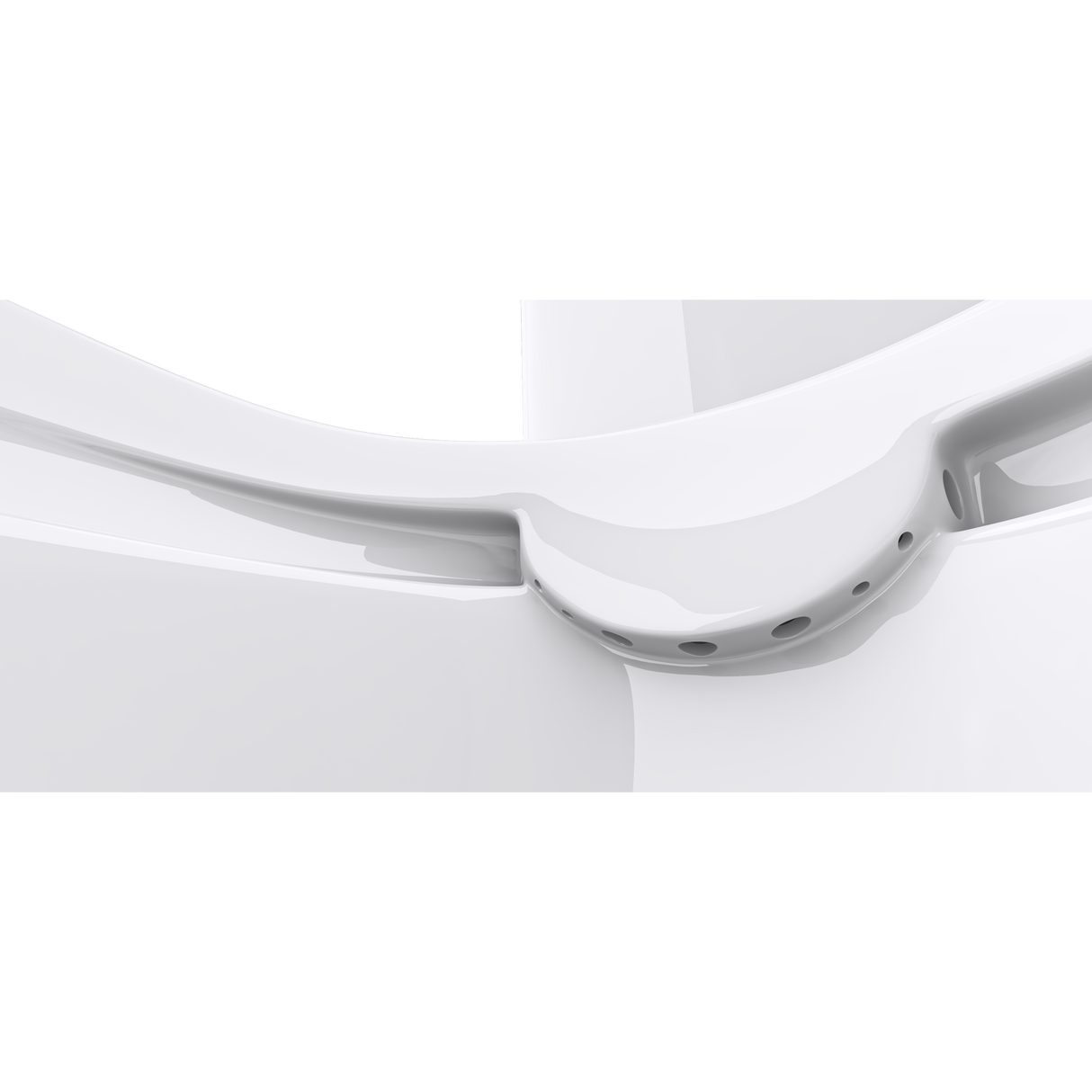 glasvilla Stand-WC Toilette Stand Toilette aus Keramik Spülrandloses WC bodenstehenden Toiletten