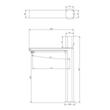 glasvilla Armatur Wasserhahn Bad Waschbeckenarmatur Badinstallationen Einhebelmischer