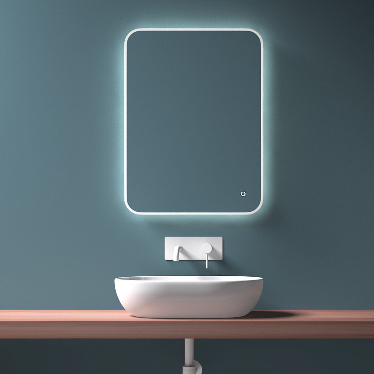 glasvilla Waschbecken Aufsatzwaschbecken Keramik in weiß mit Nano-Beschichtung Brüssel322