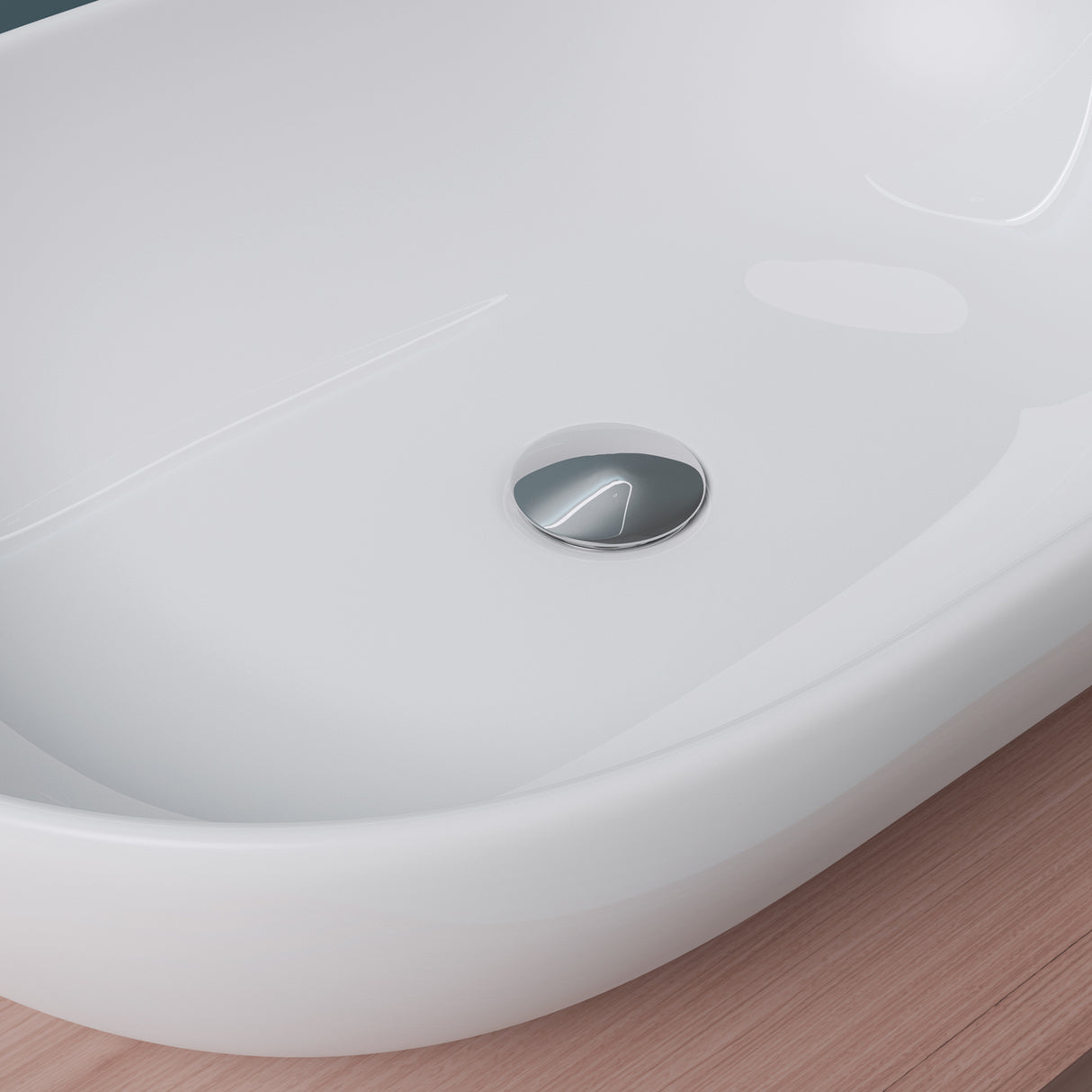 glasvilla Waschbecken Aufsatzwaschbecken Keramik in weiß mit Nano-Beschichtung Brüssel322