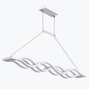 Glasvilla Design – Lámpara colgante LED regulable con mando, cable ajustable y modo nocturno
