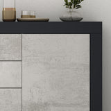 glasvilla Sideboard Aufbewahrungsschrank BTH: 167x36x70 cm mit 2 Schränken und 4 Schubladen Kommode Mehrzweckschrank Möbel Schrank03